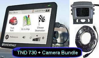 Rand McNally TND 730 plus camera bundle deal savings