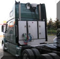 sattelite tv system view cube for trucker installed