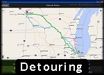 Alternate route - easy detouring fro truckers