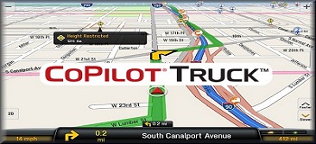CoPilot Truck 9 navigation GPS for laptops and computers