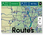 truck route gps with toll road costs compare