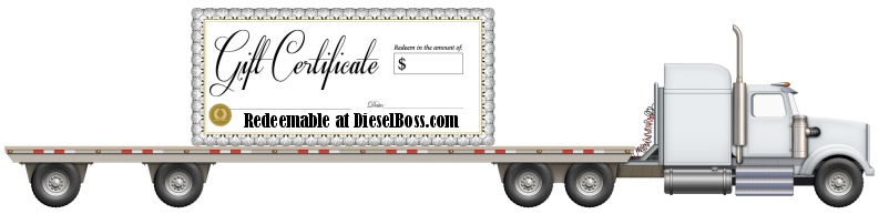 gift for truck drivers and trucker gift cards