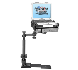 Laptop mount for Ford F150 pickup truck