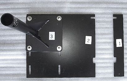 Universal "no-drill" laptop desk plate - view #1