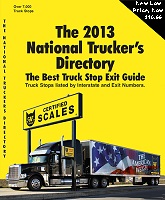 National truckers directory truck stop book