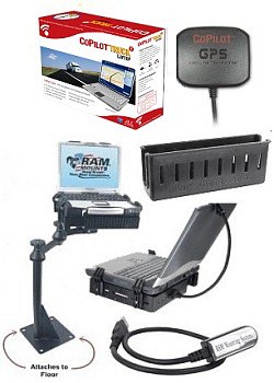 Longhauler truck laptop stand and GPS package #1