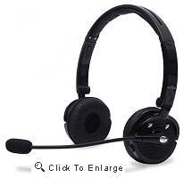 Top Dawg bluetooth phone stereo dual ear headset - road noise canceling