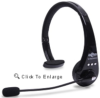 Noise canceling bluetooth phone headset - best for truckers