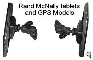 Short dash mount for iPad or Android tablet in truck