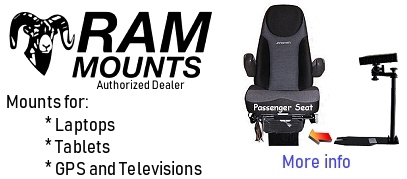 Ram mount dealer Oregon for trucck and rv laptop tablet and tv mount brackets