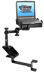 Ram VB102 laptop stand for Chevy 2500 3500 CK Silverado Suburban Tahoe Yukon Sierra