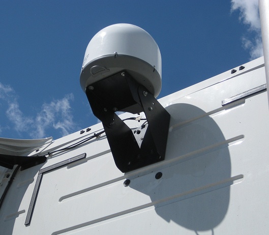 Loadlock mount for Winegard and King satellite antennas