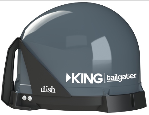 King Dish Tailgater and Quest Satellite TV system for semi Truck