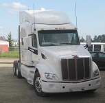 Satellite tv statonary system on semi truck