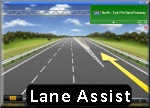 Lane assist technology for truck GPS